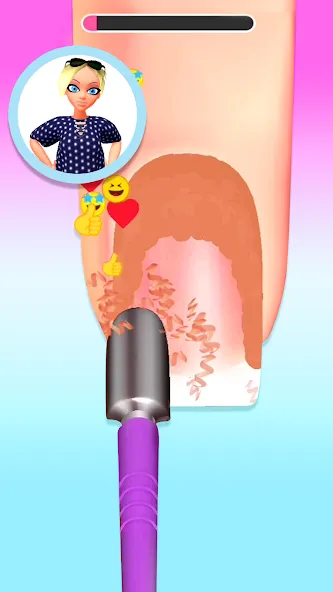 Nail Salon 3D  [МОД Unlimited Money] Screenshot 2