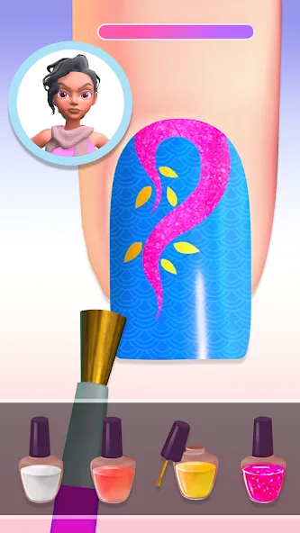 Nail Salon 3D  [МОД Unlimited Money] Screenshot 5