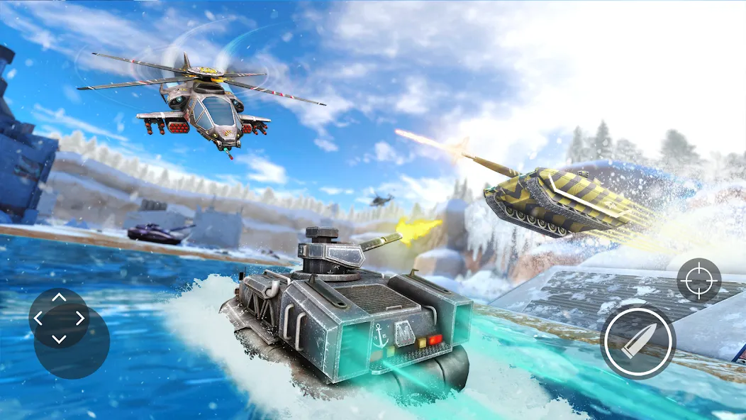 Massive Warfare: Tanks PvP War (Массовая война)  [МОД Unlimited Money] Screenshot 4