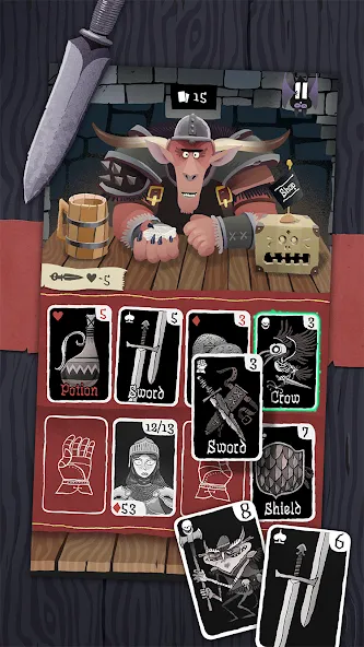 Card Crawl (Кард Кролл)  [МОД Mega Pack] Screenshot 1