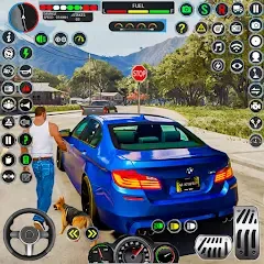 Взломанная US Car Parking Game 2024  [МОД Много денег] - стабильная версия apk на Андроид