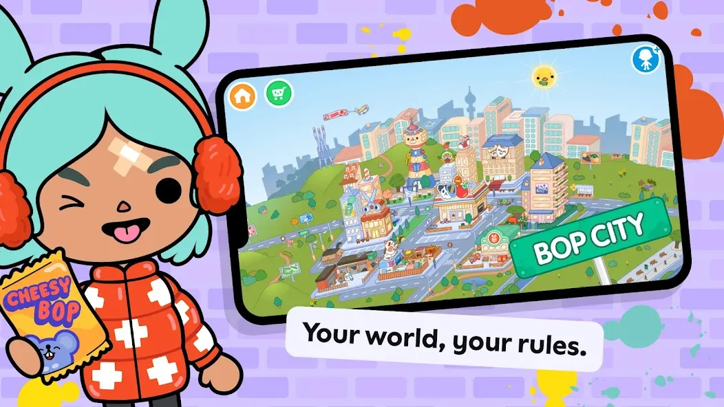 Toca Boca World (Тока Лайф Ворлд)  [МОД Меню] Screenshot 1