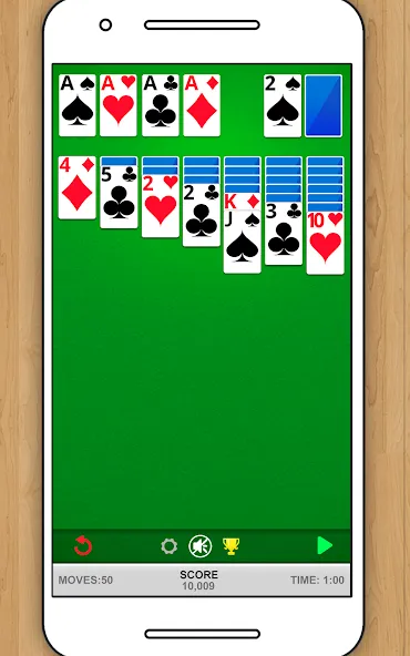 SOLITAIRE CLASSIC CARD GAME  [МОД Много денег] Screenshot 5