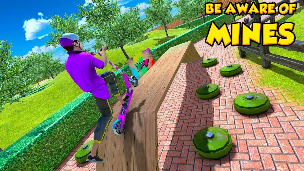 BMX Air Skate Scooter Tricks  [МОД Все открыто] Screenshot 1