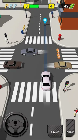 Pick Me Up 3D: Taxi Game (Пик Ми Ап 3Д)  [МОД Все открыто] Screenshot 1