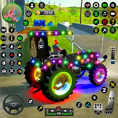 Взломанная Tractor Farming Games 2023  [МОД Все открыто] - полная версия apk на Андроид