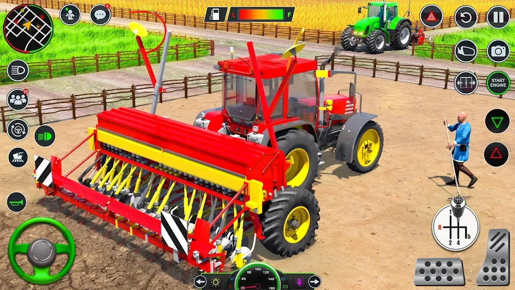 Real Tractor Driving Games (Риал Трактор Драйвинг Геймс)  [МОД Много денег] Screenshot 2