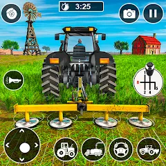 Скачать взломанную Real Tractor Driving Games (Риал Трактор Драйвинг Геймс)  [МОД Много денег] - стабильная версия apk на Андроид