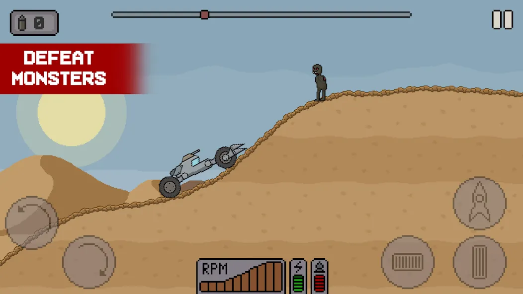 Death Rover: Space Zombie Race (Дэт Ровер)  [МОД Unlimited Money] Screenshot 2