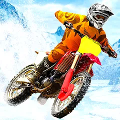 Скачать взлом Snow Tricky Bike Stunt Race 3D  [МОД Menu] - полная версия apk на Андроид