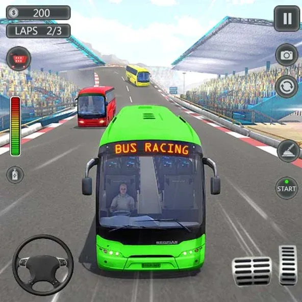 Coach Bus Games: Bus Simulator (Коуч Бас Геймс)  [МОД Бесконечные деньги] Screenshot 1