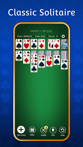 Solitaire: Classic Card Games  [МОД Все открыто] Screenshot 2