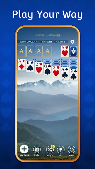 Solitaire: Classic Card Games  [МОД Все открыто] Screenshot 5