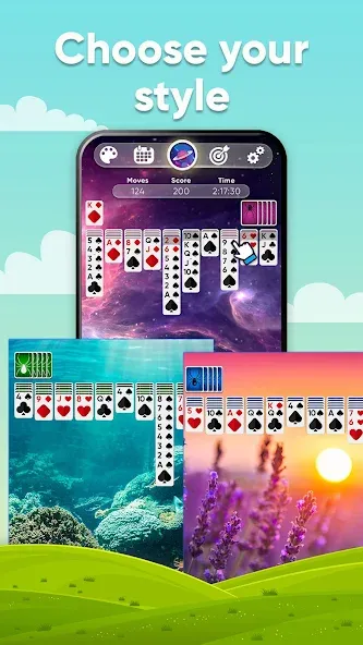 Spider Solitaire (Спайдер Солитер)  [МОД Много денег] Screenshot 3