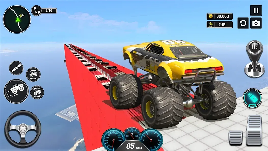 Monster Truck Games- Car Games  [МОД Много монет] Screenshot 3