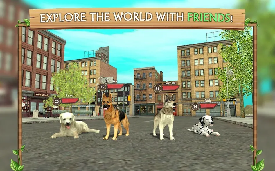 Dog Sim Online: Raise a Family  [МОД Бесконечные монеты] Screenshot 4