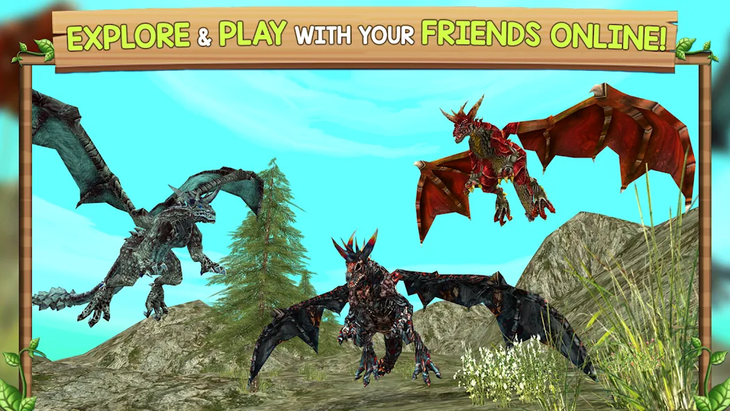 Dragon Sim Online: Be A Dragon  [МОД Бесконечные монеты] Screenshot 4