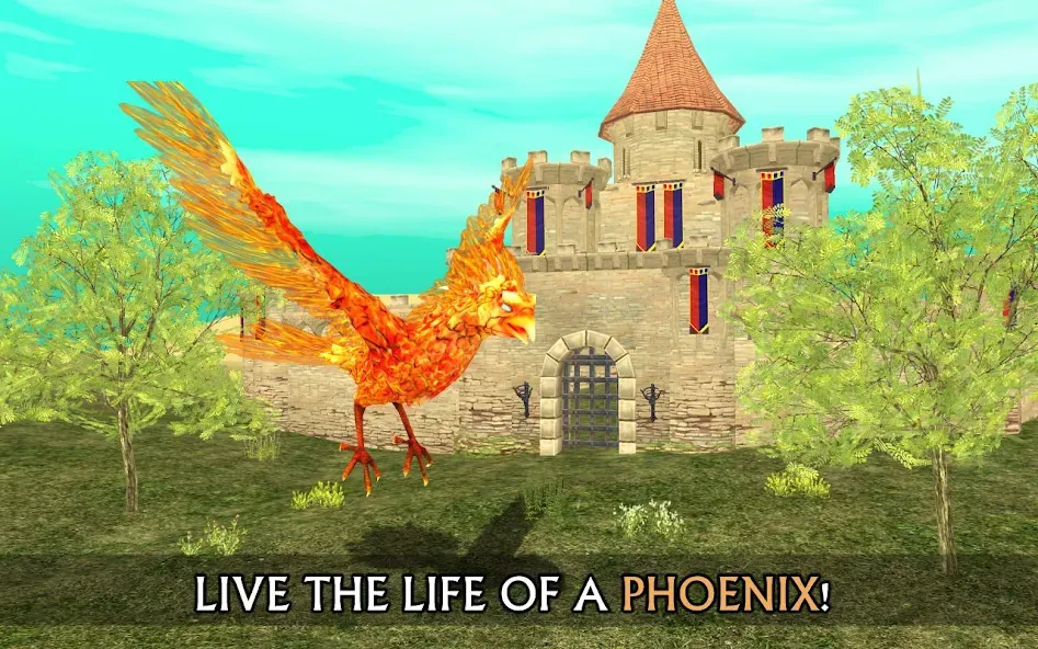 Phoenix Sim 3D (Финикс Сим 3Д)  [МОД Много монет] Screenshot 1