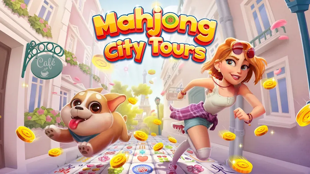 Mahjong City Tours: Tile Match (Маджонг Сити Турс)  [МОД Unlocked] Screenshot 1