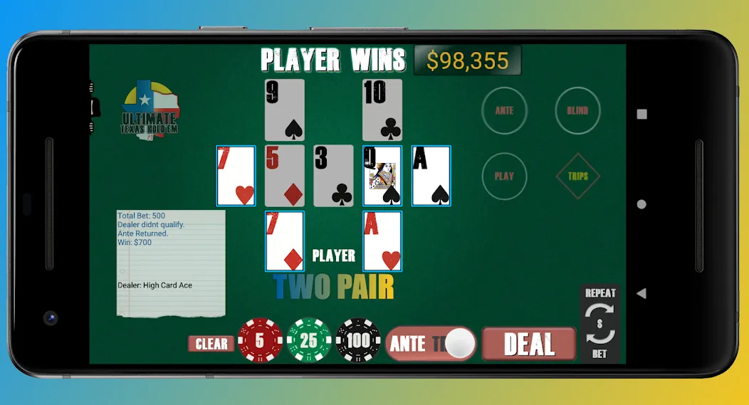 Texas Ultimate Holdem (Техасский Ультимейт Холдем)  [МОД Unlimited Money] Screenshot 1