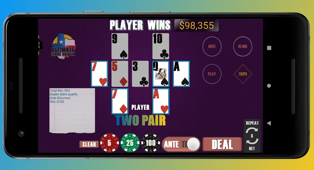 Texas Ultimate Holdem (Техасский Ультимейт Холдем)  [МОД Unlimited Money] Screenshot 2