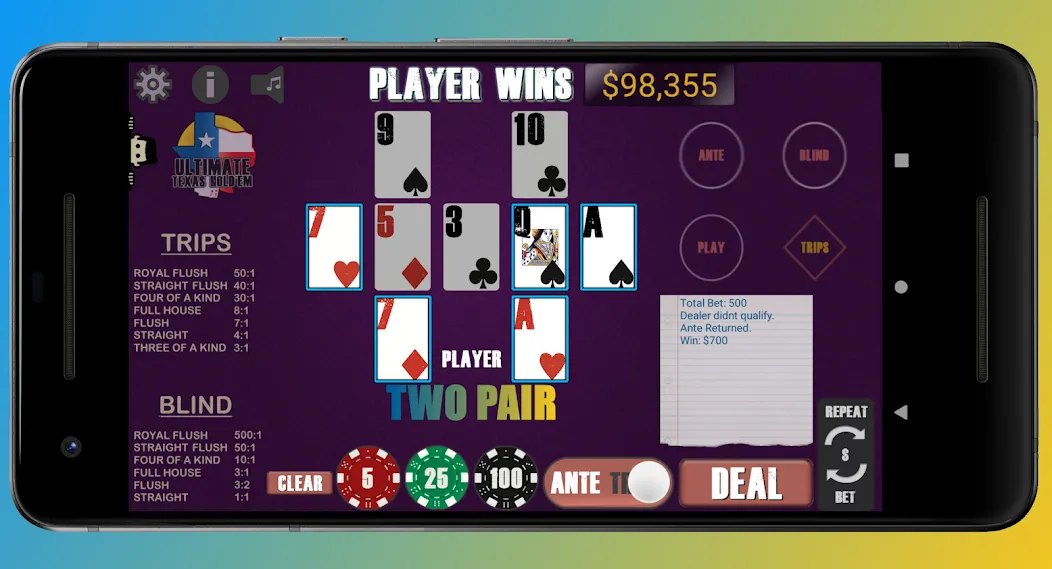 Texas Ultimate Holdem (Техасский Ультимейт Холдем)  [МОД Unlimited Money] Screenshot 3