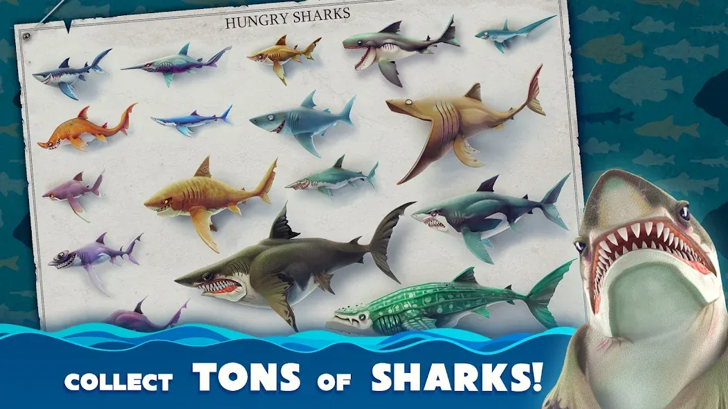 Hungry Shark World (Хангри Шарк Ворлд)  [МОД Unlimited Money] Screenshot 2