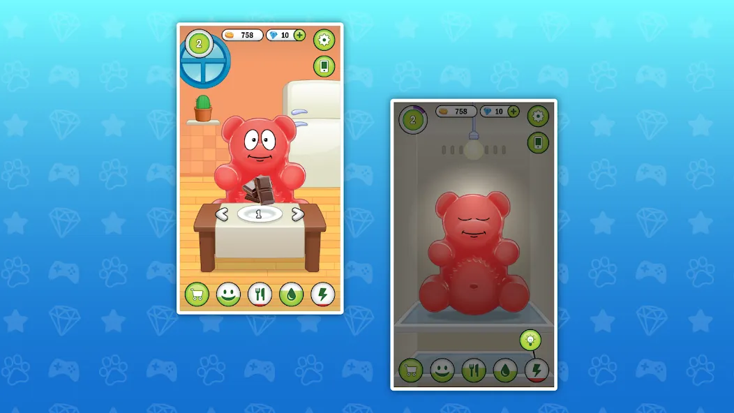 My Jelly Bear Pet  [МОД Unlimited Money] Screenshot 2