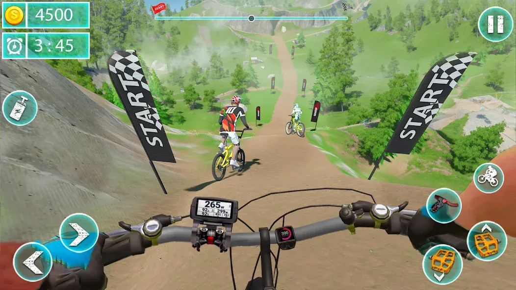 MTB Downhill: BMX Racer  [МОД Бесконечные монеты] Screenshot 5