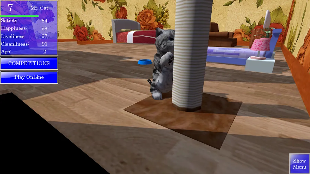 Cute Pocket Cat 3D (Сьют Покет Кэт 3Д)  [МОД Много монет] Screenshot 5