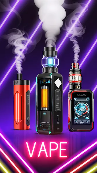 Virtual Vape Smoke Simulation (Виртуальное имитирование дыма от вэйпа)  [МОД Много монет] Screenshot 4