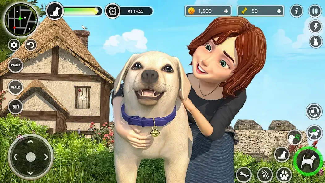 Dog Simulator Pet Dog Games 3D  [МОД Mega Pack] Screenshot 3