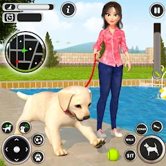 Скачать взлом Dog Simulator Pet Dog Games 3D  [МОД Mega Pack] - полная версия apk на Андроид