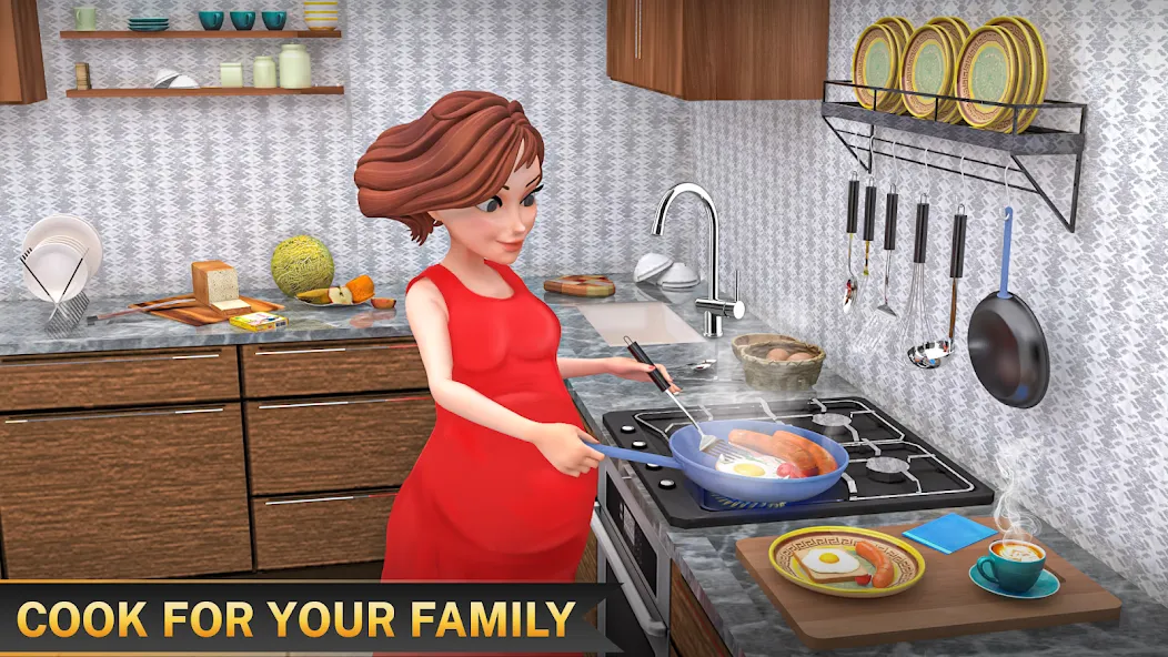 The Mother Sim Life Mom Games  [МОД Много монет] Screenshot 4