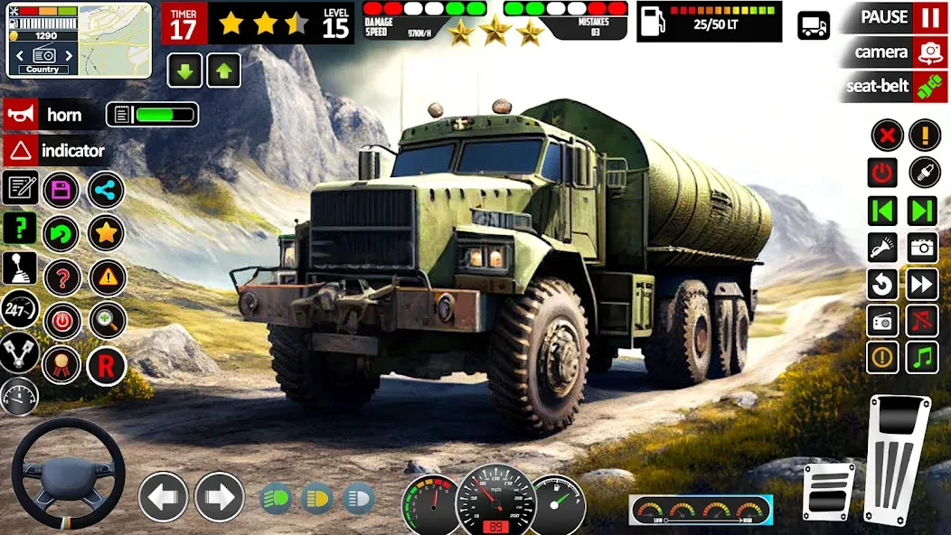 Army Truck Transport Game 2023  [МОД Все открыто] Screenshot 1