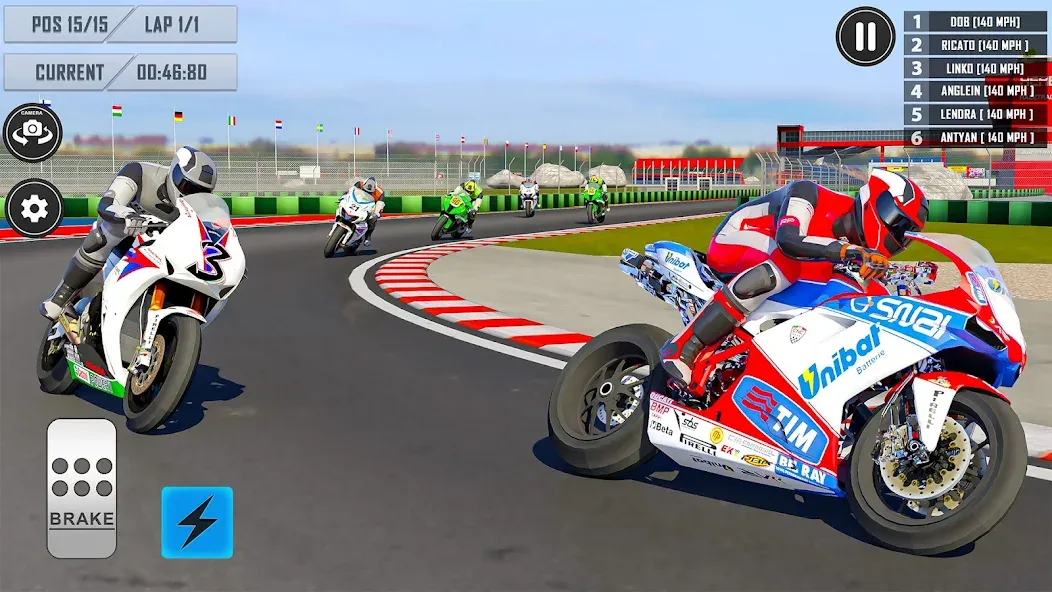 3D Bike Racing Games Offline  [МОД Много монет] Screenshot 2