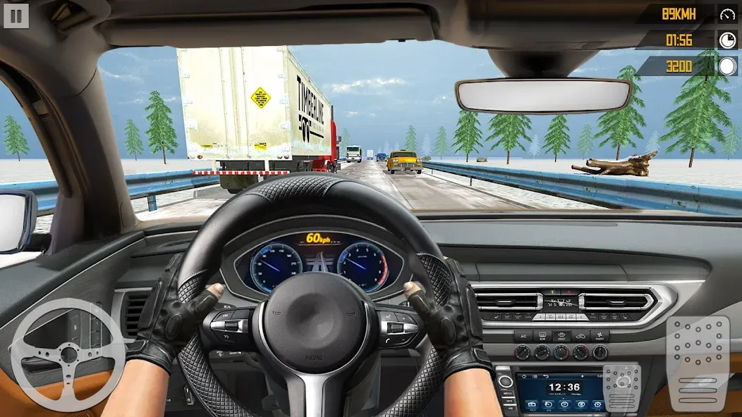 VR Traffic Racing In Car Drive (ВР Трафик Гонки на Автомобиле Вождения)  [МОД Бесконечные монеты] Screenshot 5