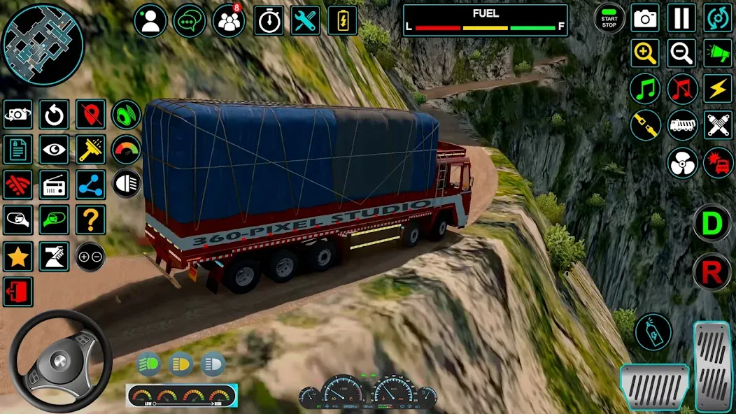 Indian Truck Offroad Cargo Sim (Индийский грузовик   )  [МОД Unlocked] Screenshot 5