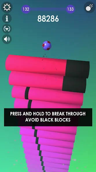 Ball: Blast colorful bricks 3d  [МОД Меню] Screenshot 1