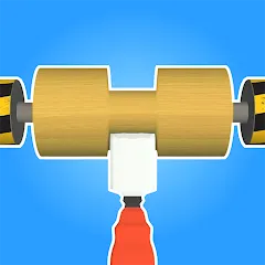 Скачать взломанную Lathe 3D: Wood Carving Offline (Токарный станок 3D)  [МОД Mega Pack] - полная версия apk на Андроид