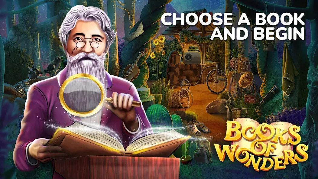 Books of Wonder Hidden Objects  [МОД Много монет] Screenshot 1
