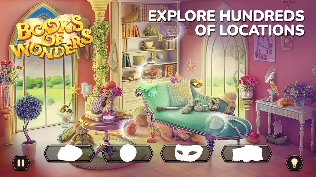Books of Wonder Hidden Objects  [МОД Много монет] Screenshot 3
