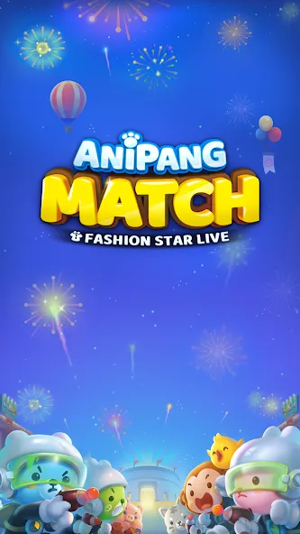 Anipang Match (Анипанг Матч)  [МОД Бесконечные монеты] Screenshot 1