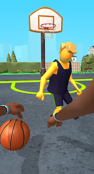 Dribble Hoops (Дрибл Хупс)  [МОД Menu] Screenshot 1