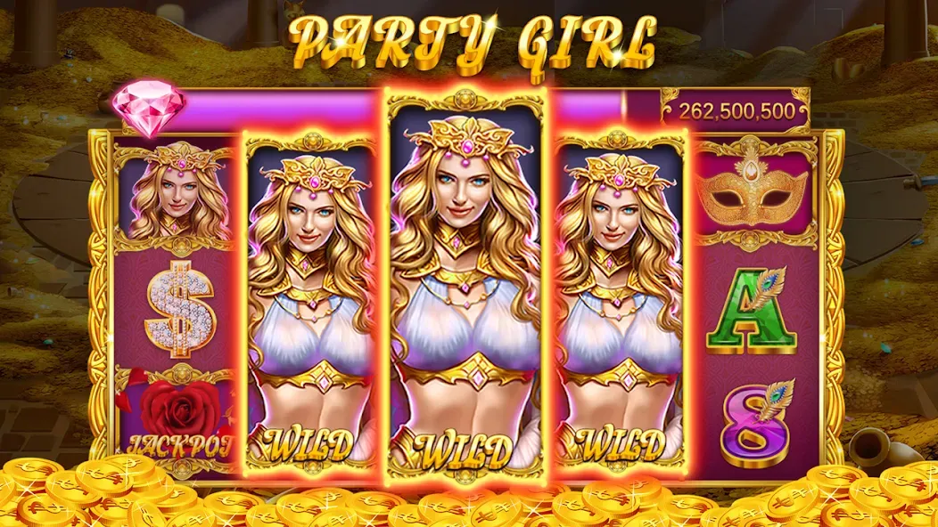 Winning Jackpot Slots Casino  [МОД Бесконечные монеты] Screenshot 2