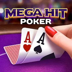 Взломанная Mega Hit Poker: Texas Holdem (Мега Хит Покер)  [МОД Menu] - стабильная версия apk на Андроид