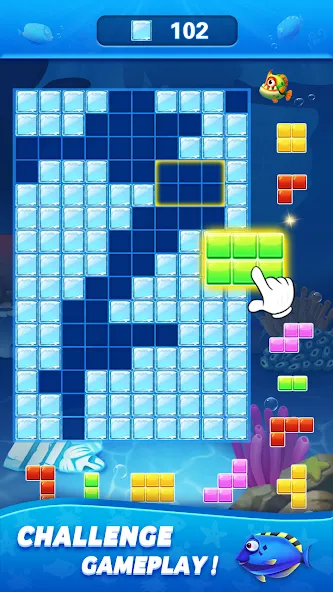 Block Ocean 1010 Puzzle Games (Блок Океан 1010 Головоломки)  [МОД Бесконечные деньги] Screenshot 2