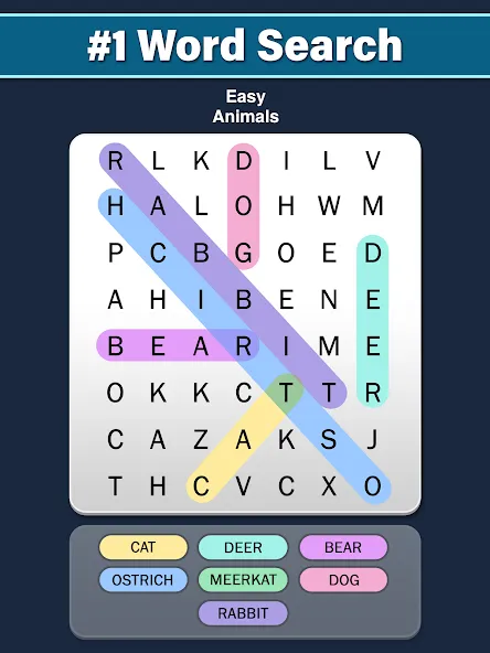 Word Search: Word Find (Ворд Срч)  [МОД Unlimited Money] Screenshot 4