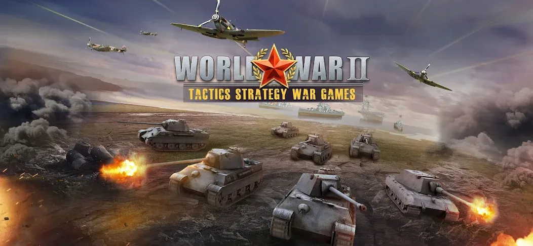 World War 2: Strategy Games (Вторая мировая война)  [МОД Бесконечные деньги] Screenshot 1