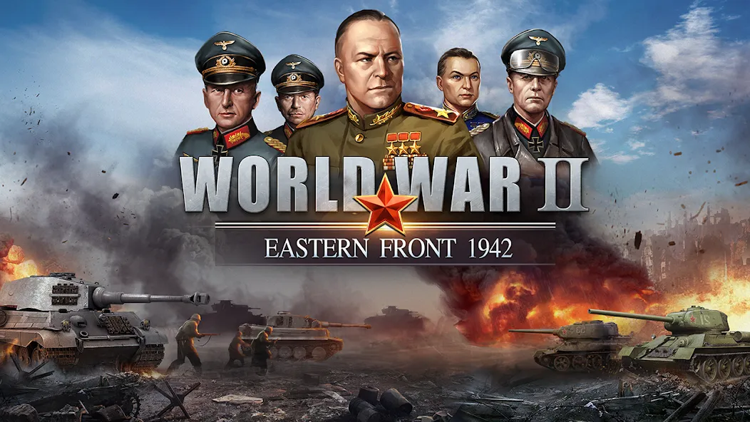 World War 2:WW2 Strategy Games (Вторая мировая война)  [МОД Unlocked] Screenshot 1